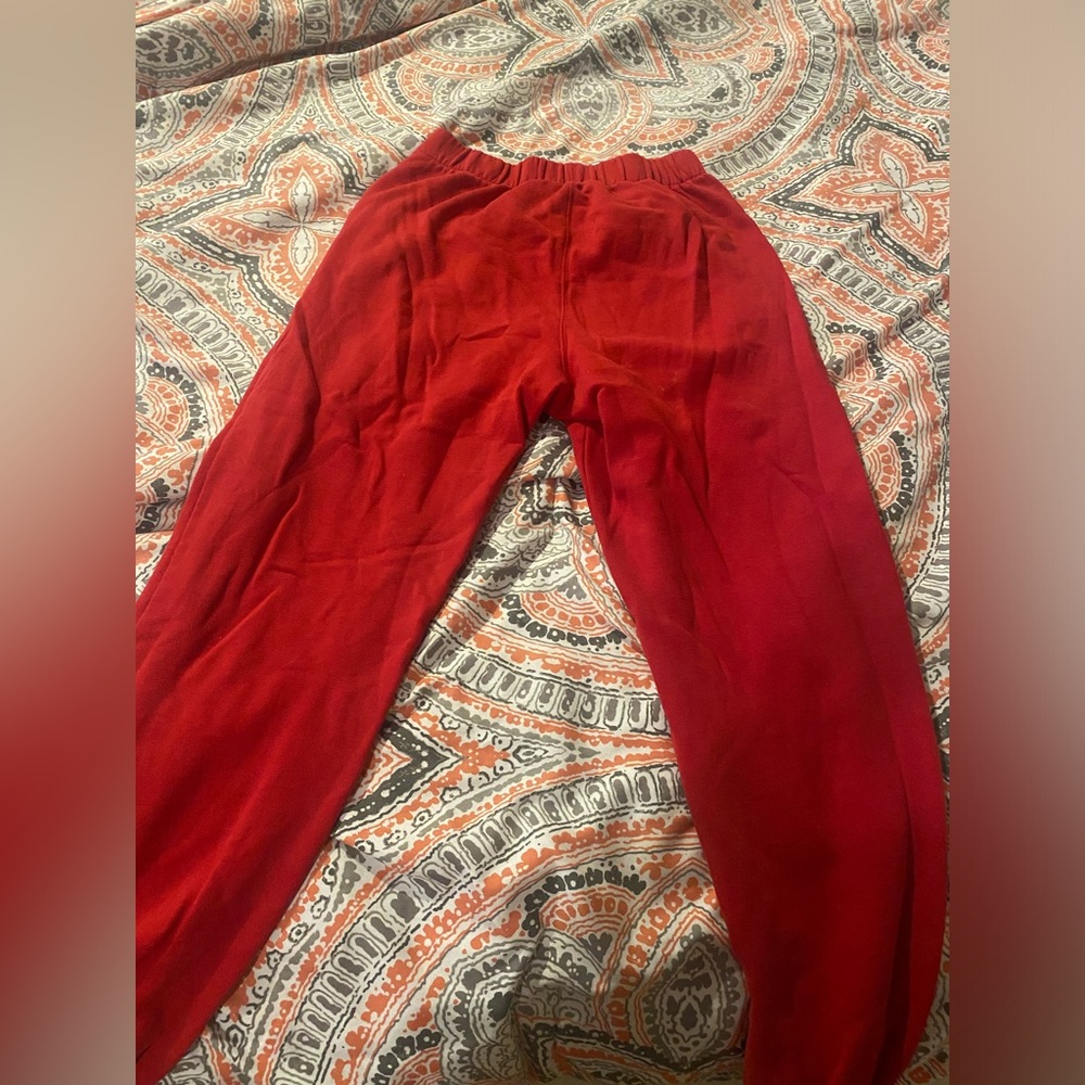 Red Hollister Sweatpants